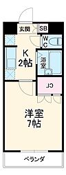 名古屋市営名城線 金山駅 徒歩5分の賃貸マンション 6階1Kの間取り