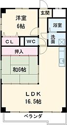 ノイ・ルミナス 2LDKの間取図画像