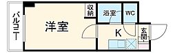 ＣＡＳＳＩＡ南行徳 1階1Kの間取り