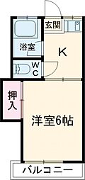 間取図画像 1K