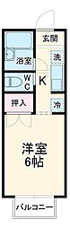 間取図画像 1K