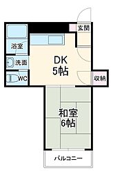 間取図画像 1DK