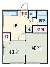 間取図画像 2DK