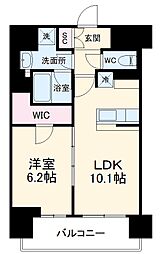 名古屋市営東山線 今池駅 徒歩5分の賃貸マンション 3階1LDKの間取り