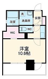 名古屋市営桜通線 桜山駅 徒歩22分の賃貸マンション 9階1Kの間取り