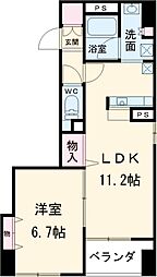名古屋市営東山線 伏見駅 徒歩4分の賃貸マンション 5階1LDKの間取り