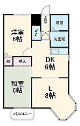間取図画像 3DK