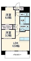 名古屋市営桜通線 桜山駅 徒歩5分の賃貸マンション 6階1SLDKの間取り