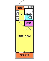 間取図画像 1K