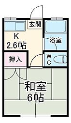 間取図画像 1K