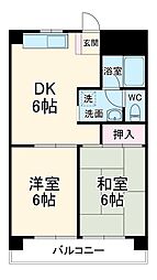 間取図画像 2DK