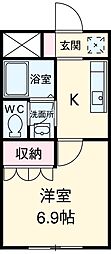 間取図画像 1K