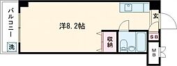 東急大井町線 旗の台駅 徒歩3分の賃貸マンション 3階ワンルームの間取り