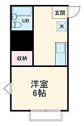 間取図画像 1K