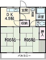 間取図画像 2DK