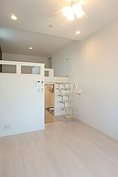 アップルハイム 206 2階1Kのリビング/ダイニング