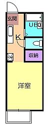 サンガーデン岩崎台 1Kの間取図画像