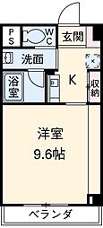 エポックステージ 1Kの間取図画像