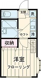 Ｍｅｓｏｎ　ｄｅ　Ｓｕｃｒｅ 2階1Kの間取り