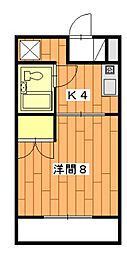 間取図画像 1DK