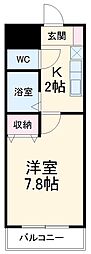 間取図画像 1K