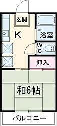 間取図画像 1K