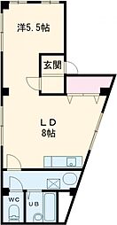 ブリーゼ葛西 3階1LDKの間取り