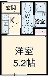 間取図画像 1K