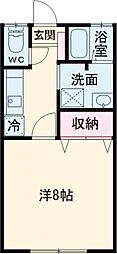 間取図画像 1K