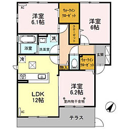 間取図画像 3LDK