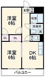 間取図画像 2DK