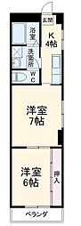 Ｓハウス 3階2Kの間取り