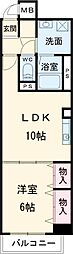 JR東海道本線 尾頭橋駅 徒歩7分の賃貸マンション 8階1LDKの間取り