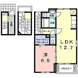 マロニエ 1LDKの間取図画像