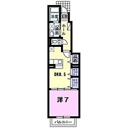 間取図画像 1DK