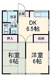 間取図画像 2DK