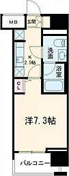 東京メトロ南北線 王子神谷駅 徒歩2分の賃貸マンション 7階1Kの間取り