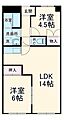 神谷ハイツ8階5.6万円