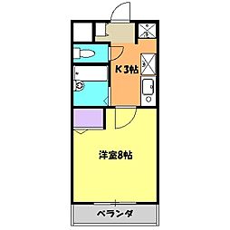 間取図画像 1K