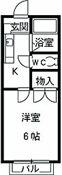 間取図画像 1K