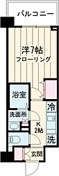 Ｎ−ｓｔａｇｅ　赤羽志茂 5階1Kの間取り