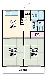 間取図画像 2DK