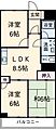 PEARLマンション13階8.8万円