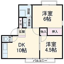 間取図画像 1LDK