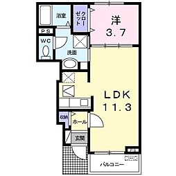 間取図画像 1LDK