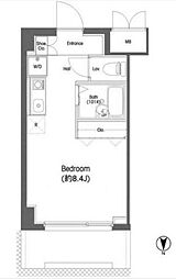 COMFORIA東中野 ワンルームの間取図画像