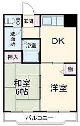 間取図画像 2DK