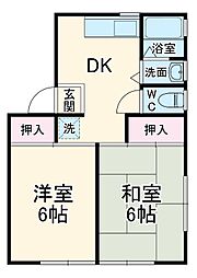 間取図画像 2DK