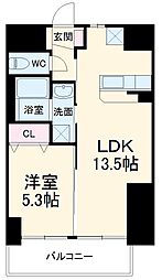 鉦銀館 1LDKの間取図画像