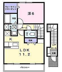 間取図画像 1LDK